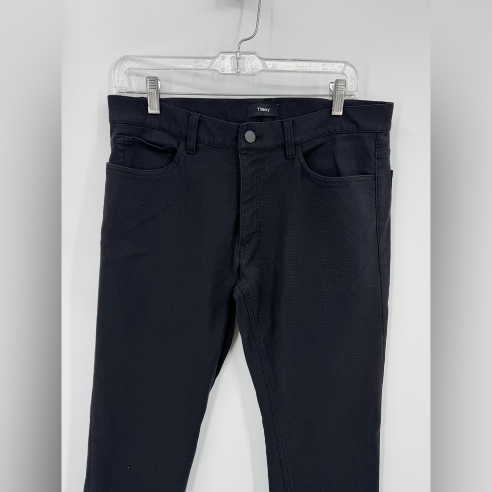Theory Raffi 5-Pocket Pant in Neoteric Twill black sz 31x31” - Picture 3 of 11